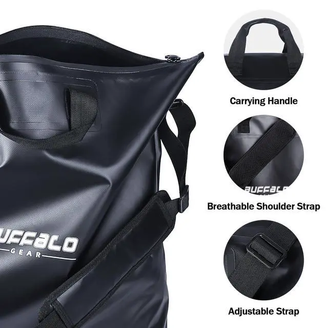 Alt view image 5 of 7 - Fish Tournament Weigh in Bag for Bass Fishing, Heavy Duty Fish Bag for Caught Fish Waterproof,Leakproof,Puncture Resistant