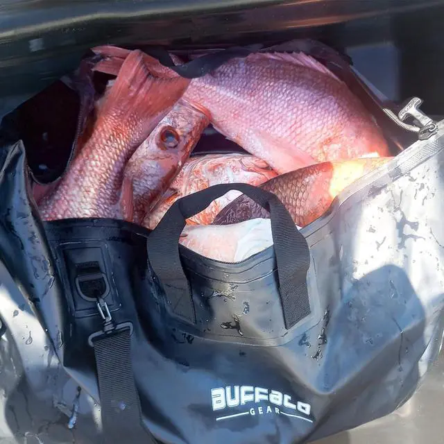 Alt view image 6 of 7 - Fish Tournament Weigh in Bag for Bass Fishing, Heavy Duty Fish Bag for Caught Fish Waterproof,Leakproof,Puncture Resistant