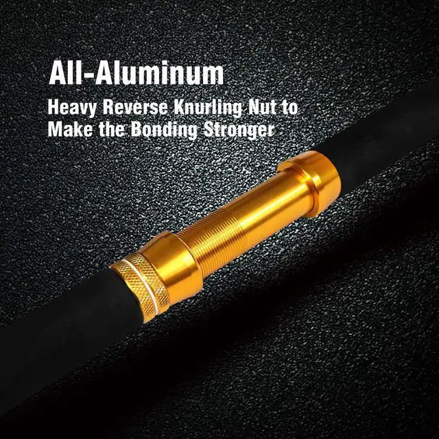 Alt view image 3 of 6 - Saltwater Fishing Trolling Rod 1 Piece/2 Piece Heavy Roller Rod Big Game Conventional Boat Fishing Pole with Roller Guides (30-50lb/50-80lb/80-120lb,5'6"/6'6")
