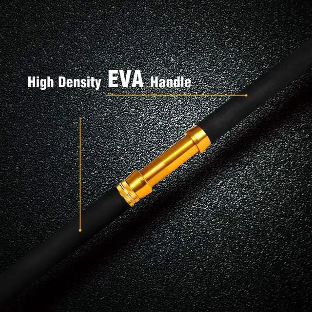 Alt view image 4 of 6 - Saltwater Fishing Trolling Rod 1 Piece/2 Piece Heavy Roller Rod Big Game Conventional Boat Fishing Pole with Roller Guides (30-50lb/50-80lb/80-120lb,5'6"/6'6")