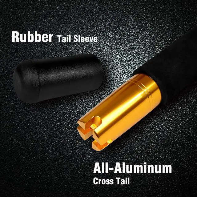 Alt view image 5 of 6 - Saltwater Fishing Trolling Rod 1 Piece/2 Piece Heavy Roller Rod Big Game Conventional Boat Fishing Pole with Roller Guides (30-50lb/50-80lb/80-120lb,5'6"/6'6")