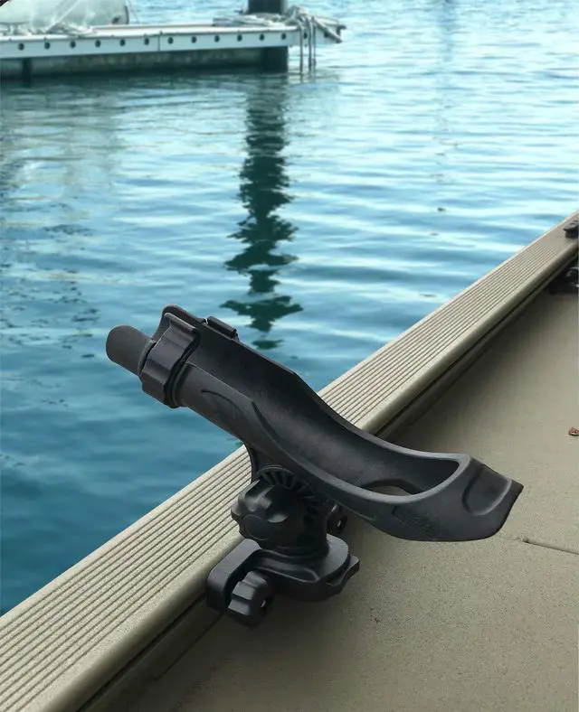 Alt view image 4 of 6 - 90 Degree Boat Track System - Versatrack & Lund Sport Track Rod Holders for Ranger Boats