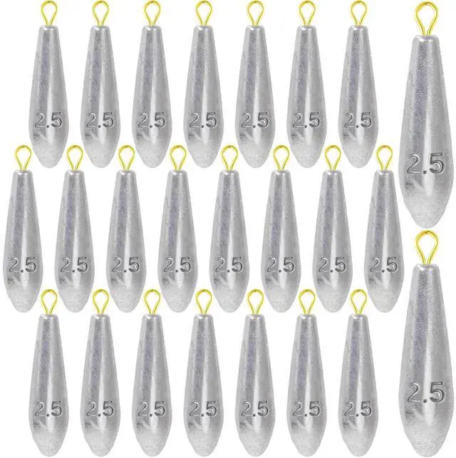 Main image of Drop Shot Fishing Sinker Weights Kit Freshwater Catfishing Fishing Sinker Bass Casting Removable Line Saltwater Streamlined Snap Weight for Trolling Surf Tackle