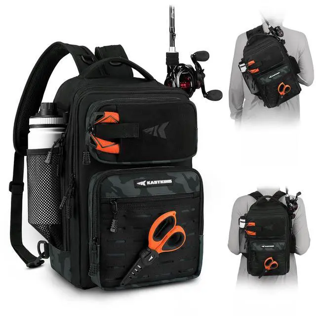 Main image of BlowBak Tactical Sling Tackle Bag-Lightweight Fishing Backpack Storge Fishing Gear and Equipment,Gift for Men