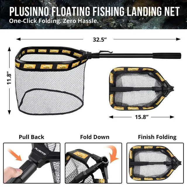 Alt view image 3 of 7 - Fishing Backpack with Floating Fishing Net, Tackle Boxes, Waterproof Sling Tackle Bag For Fish Gear With Rod Holder, Gifts for Men