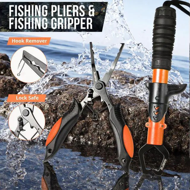 Alt view image 5 of 7 - Fishing Backpack with Floating Fishing Net, Tackle Boxes, Waterproof Sling Tackle Bag For Fish Gear With Rod Holder, Gifts for Men
