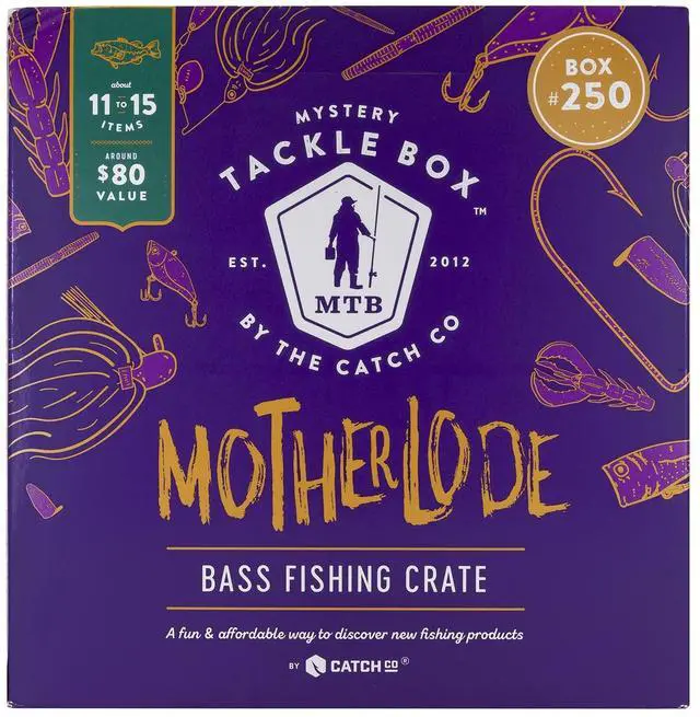 Main image of Mystery Tackle Box Freshwater Largemouth and Smallmouth Bass Lures Fishing Kit