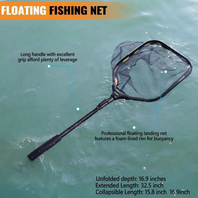 Alt view image 2 of 7 - Fishing Gear,Fsihing Backpack with Floating Fishing Net,Tackle Boxes,Waterproof Fishing Tackle Bag,Fishing Gifts for Men