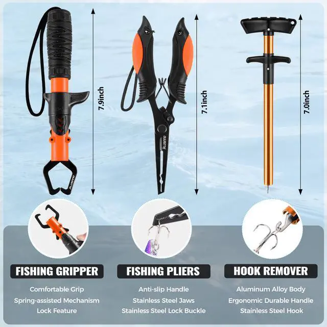 Alt view image 5 of 7 - Fishing Gear,Fsihing Backpack with Floating Fishing Net,Tackle Boxes,Waterproof Fishing Tackle Bag,Fishing Gifts for Men