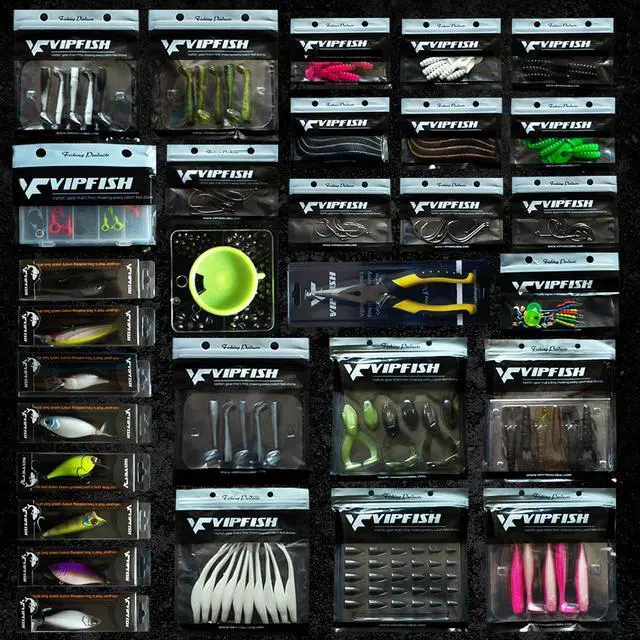 Alt view image 4 of 7 - Fishing Tackle Box with Tackle Included Lures, Hooks, Weights, 3-Layer Freshwater Fishing Tackle Kit for Bass Fishing Gear and Equipment, Gift for Fishingman gift choice for Fathers Day