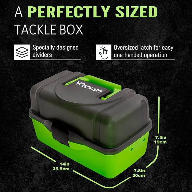 Alt view image 3 of 7 - Fishing Tackle Box with Tackle Included Lures, Hooks, Weights, 3-Layer Freshwater Fishing Tackle Kit for Bass Fishing Gear and Equipment, Gift for Fishingman gift choice for Fathers Day