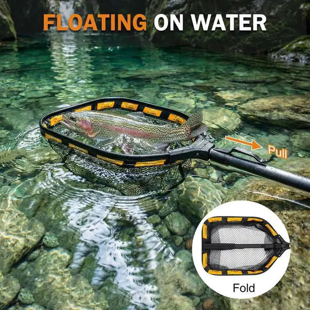 Alt view image 2 of 7 - Fishing Backpack with Fishing Gear Fishing Net, Waterproof Tackle Backpack with Rod Holders, Tackle Box, Lures, Tools, Pliers & Accessories, Fish Gifts for Men