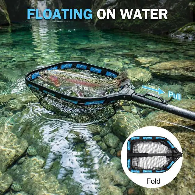 Alt view image 3 of 7 - Fishing Backpack with Fishing Gear Fishing Net, Waterproof Tackle Backpack with Rod Holders, Tackle Box, Lures, Tools, Pliers & Accessories, Fish Gifts for Men