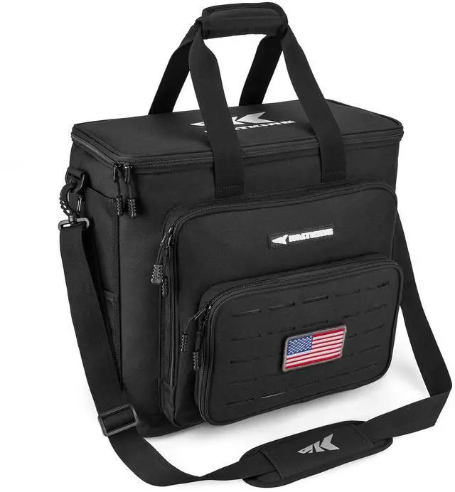 Main image of Fishing Tackle Bags - Saltwater & Freshwater Fishing Bags - Water Resistant, Padded Shoulder Strap - Gear Storage