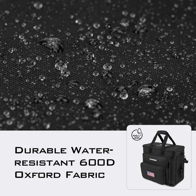 Alt view image 6 of 7 - Fishing Tackle Bags - Saltwater & Freshwater Fishing Bags - Water Resistant, Padded Shoulder Strap - Gear Storage