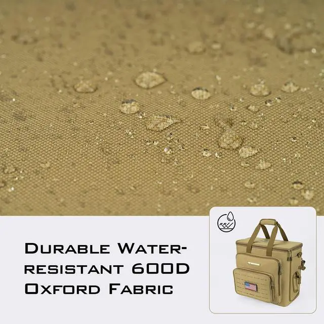 Alt view image 6 of 7 - Fishing Tackle Bags - Saltwater & Freshwater Fishing Bags - Water Resistant, Padded Shoulder Strap - Gear Storage