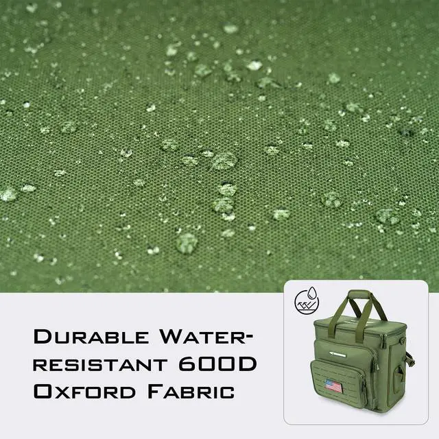 Alt view image 6 of 7 - Fishing Tackle Bags - Saltwater & Freshwater Fishing Bags - Water Resistant, Padded Shoulder Strap - Gear Storage