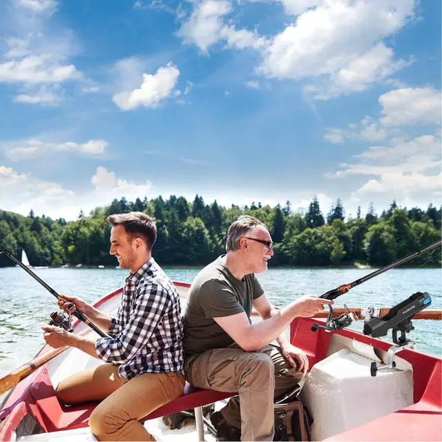 Alt view image 2 of 7 - Fishing Boat Rods Holder Large Clamp Opening 360 Degree Adjustable Fishing Rod Racks Folding Holder