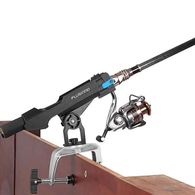 Alt view image 7 of 7 - Fishing Boat Rods Holder Large Clamp Opening 360 Degree Adjustable Fishing Rod Racks Folding Holder