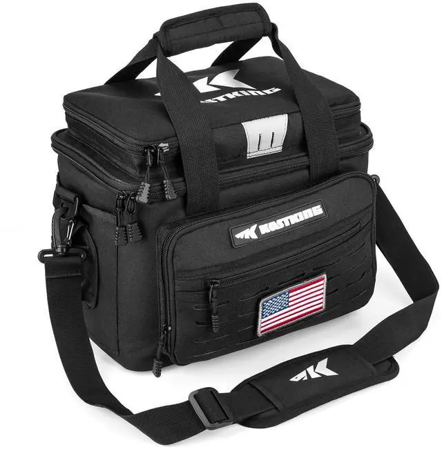 Main image of Fishing Tackle Bags - Saltwater & Freshwater Fishing Bags - Water Resistant, Padded Shoulder Strap - Gear Storage