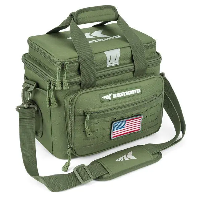 Main image of Fishing Tackle Bags - Saltwater & Freshwater Fishing Bags - Water Resistant, Padded Shoulder Strap - Gear Storage