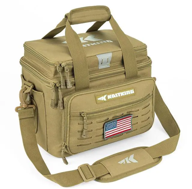 Main image of Fishing Tackle Bags - Saltwater & Freshwater Fishing Bags - Water Resistant, Padded Shoulder Strap - Gear Storage