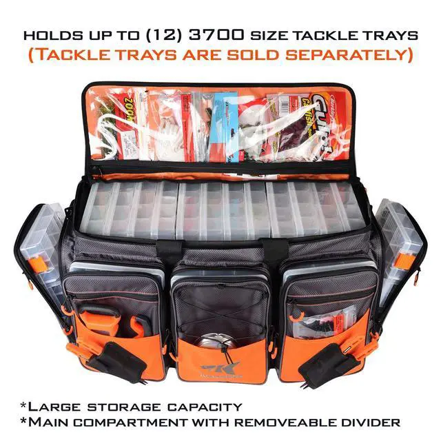 Alt view image 3 of 7 - Fishing Gear & Tackle Bags - Saltwater Resistant Fishing Bags - Fishing Tackle Storage Bags