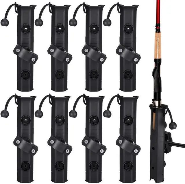 Main image of Fishing Rod Holder for Bike Rack Pole Mount Rotatable Fishing Chair Pole Holders with Clamp for Boat Bicycle Motorcycle Kayak Cart