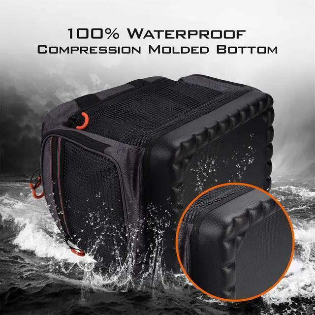 Alt view image 5 of 7 - Fishing Gear & Tackle Bags - Saltwater Resistant Fishing Bags - Fishing Tackle Storage Bags