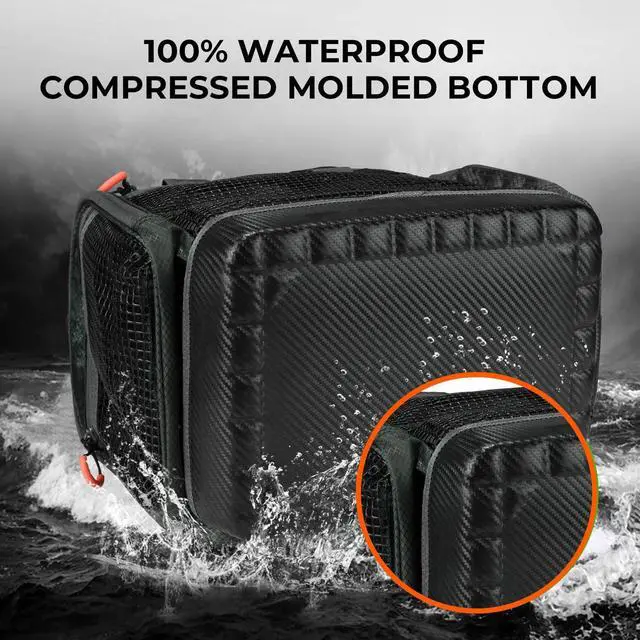 Alt view image 5 of 7 - Fishing Gear & Tackle Bags - Saltwater Resistant Fishing Bags - Fishing Tackle Storage Bags