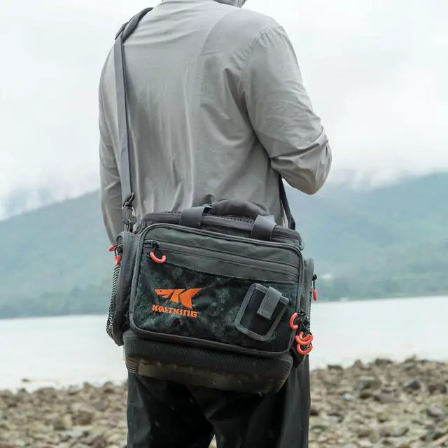 Alt view image 7 of 7 - Fishing Gear & Tackle Bags - Saltwater Resistant Fishing Bags - Fishing Tackle Storage Bags
