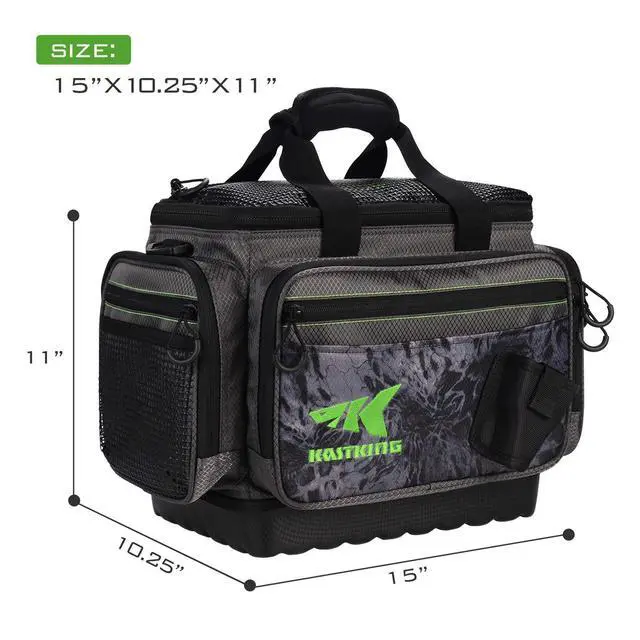 Alt view image 5 of 7 - Fishing Gear & Tackle Bags - Saltwater Resistant Fishing Bags - Fishing Tackle Storage Bags