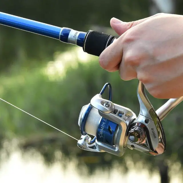 Alt view image 7 of 7 - Compass Telescopic Fishing Rods and Combo, Sensitive Graphite Composite Blank, Easy to Travel, Packs to Just 17" in Length, Stainless Guides and Ceramic Rings, Combos w/ 4+1BB Spinning Reel