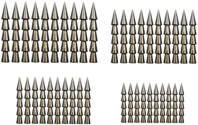 Main image of Tungsten Nail Weights for Bass Fishing - Insert Sinkers for Wacky Rig, Neko Rig and Soft Plastic Lures - Freshwater and Saltwater - 25-Pack