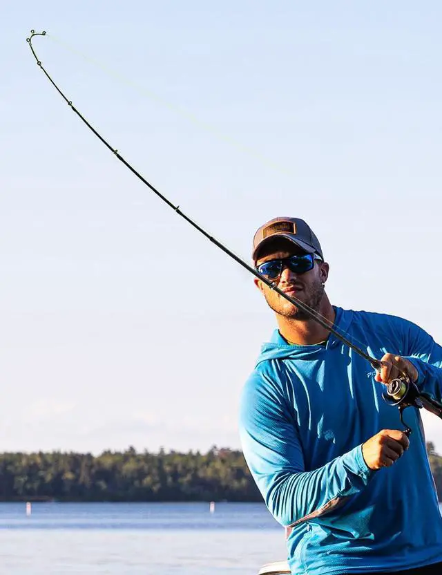 Alt view image 7 of 7 - Torrent Fishing Rod, IM6 Carbon Baitcaster Rod & Spinning Rod, High Sensitive Lightweight Casting Rod & Spinning Fishing Rod, Zirconium Oxide Rings, 2 Pieces Baitcast Rod & Spin Rod