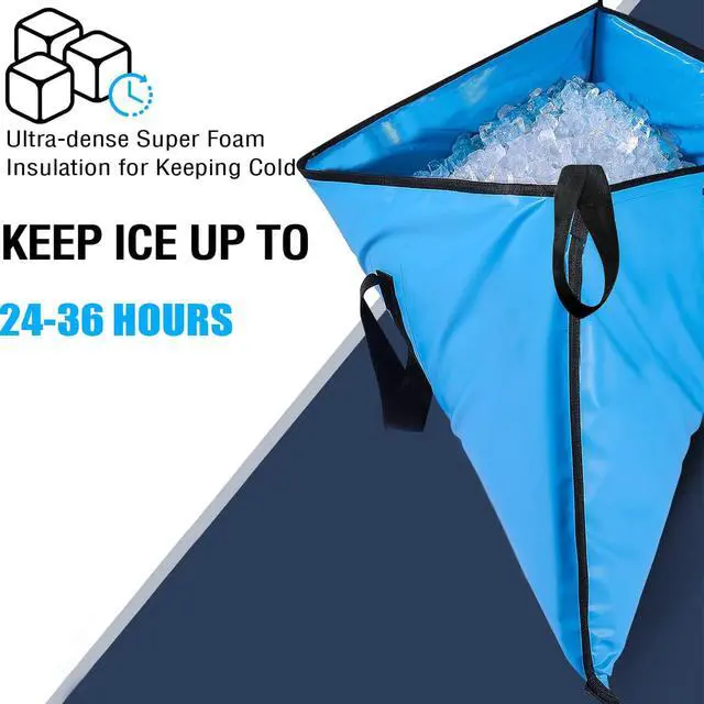 Alt view image 3 of 7 - Insulated Fish Cooler Bag Portable Fish Kill Bag Keep Ice-cold More Than 48 Hours