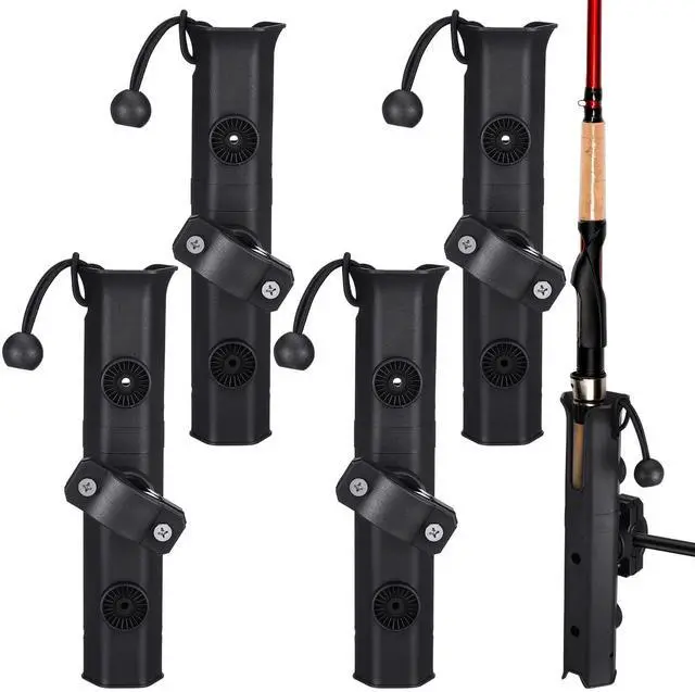 Main image of Fishing Rod Holder for Bike Rack Pole Mount Rotatable Fishing Chair Pole Holders with Clamp for Boat Bicycle Motorcycle Kayak Cart