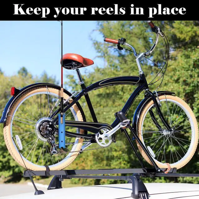 Alt view image 4 of 6 - Fishing Rod Holder for Bike Rack Pole Mount Rotatable Fishing Chair Pole Holders with Clamp for Boat Bicycle Motorcycle Kayak Cart