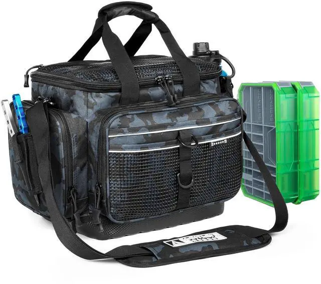 Main image of Fishing Tackle Bag 3600 and 3700 Tackle Trays Lure Box Waterproof Tackle Box Organizer Removable Dividers for Lures Storage