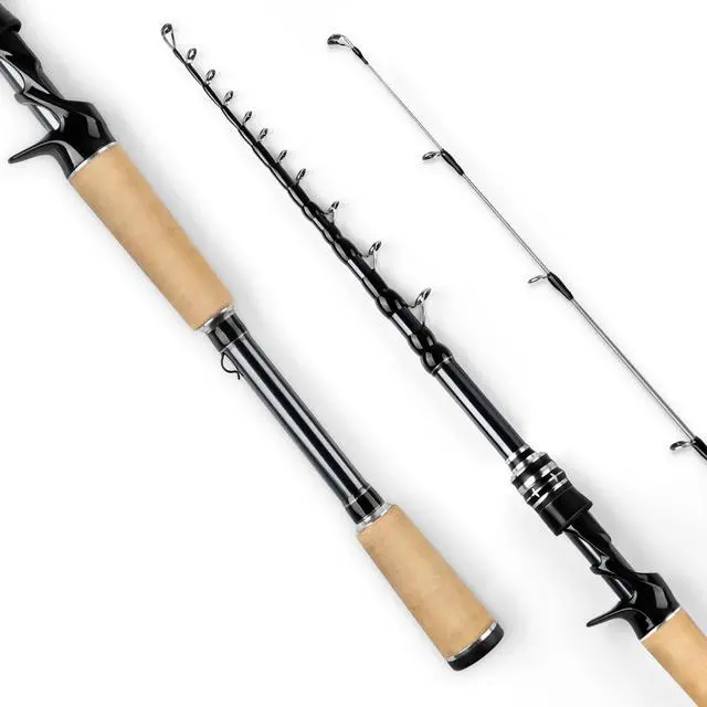 Main image of Megatron Titanium Telescopic Casting & Spinning Fishing Rods, IM7 Graphite Travel Rod with Titanium Solid Tip, Power Transition System, for Freshwater and Inshore Fishing