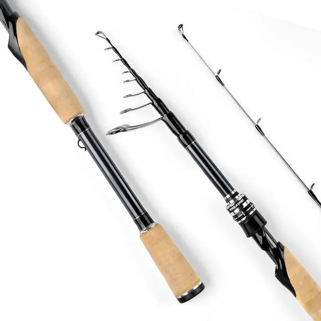 Main image of Megatron Titanium Telescopic Casting & Spinning Fishing Rods, IM7 Graphite Travel Rod with Titanium Solid Tip, Power Transition System, for Freshwater and Inshore Fishing