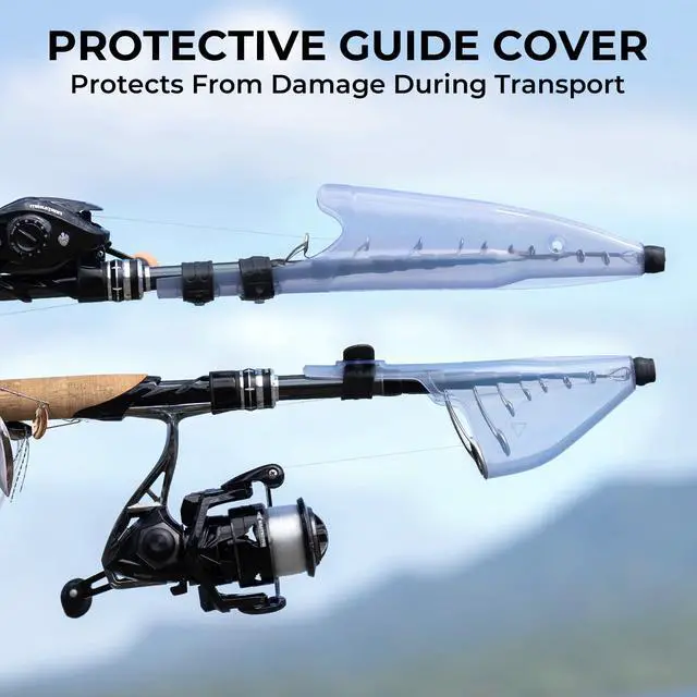 Alt view image 7 of 7 - Megatron Titanium Telescopic Casting & Spinning Fishing Rods, IM7 Graphite Travel Rod with Titanium Solid Tip, Power Transition System, for Freshwater and Inshore Fishing