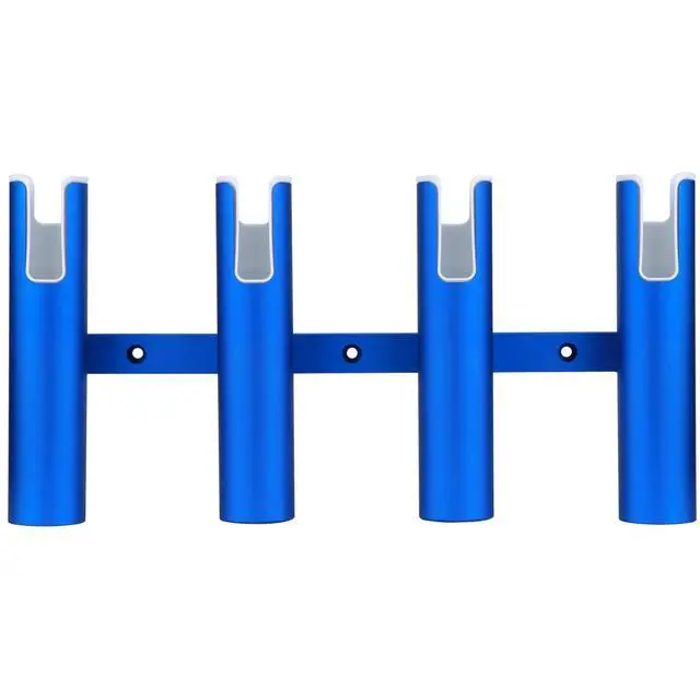 Alt view image 4 of 7 - Aluminium Wall-Mounted Fishing Rod Holder for Boat, Garage & Marine - Holds Rods & Poles