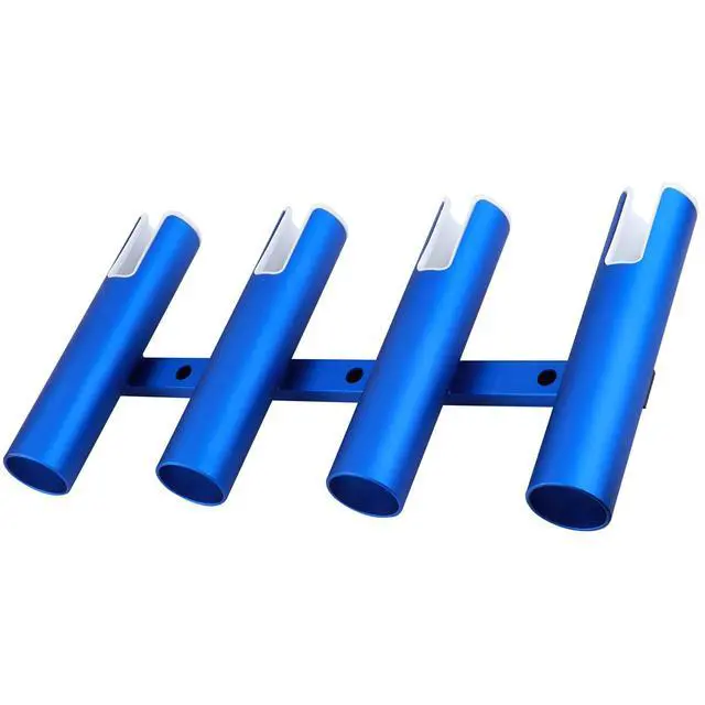 Alt view image 6 of 7 - Aluminium Wall-Mounted Fishing Rod Holder for Boat, Garage & Marine - Holds Rods & Poles