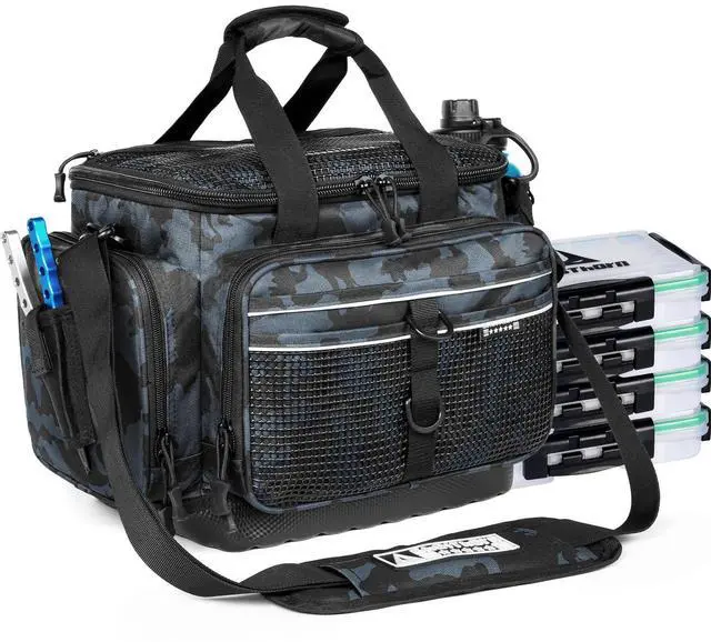 Main image of Fishing Tackle Box, Waterproof 3600 and 3700 Tackle Trays, Plastic Tackle Box Organizer with Removable Dividers Storage Lure Box for Lures 1 and 4 Pack (Fishing Tackle Bags)
