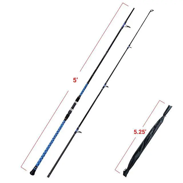 Alt view image 2 of 7 - Surf Spinning Fishing Rod Carbon Travel Surf Rod 2 Piece/3 Piece/4 Piece Spinning Fishing Rod 9'/10'/11'/12'/15'