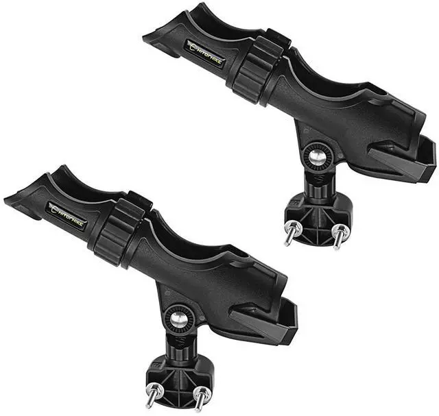 Main image of Fishing Rod Holder Universal Fit Kit Allows for 360-degree Adjustment Kayak Fishing Boat Powerlock Rod Holder