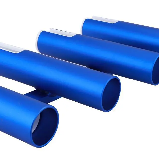 Alt view image 6 of 7 - Aluminium Wall-Mounted Fishing Rod Holder for Boat, Garage & Marine - Holds Rods & Poles