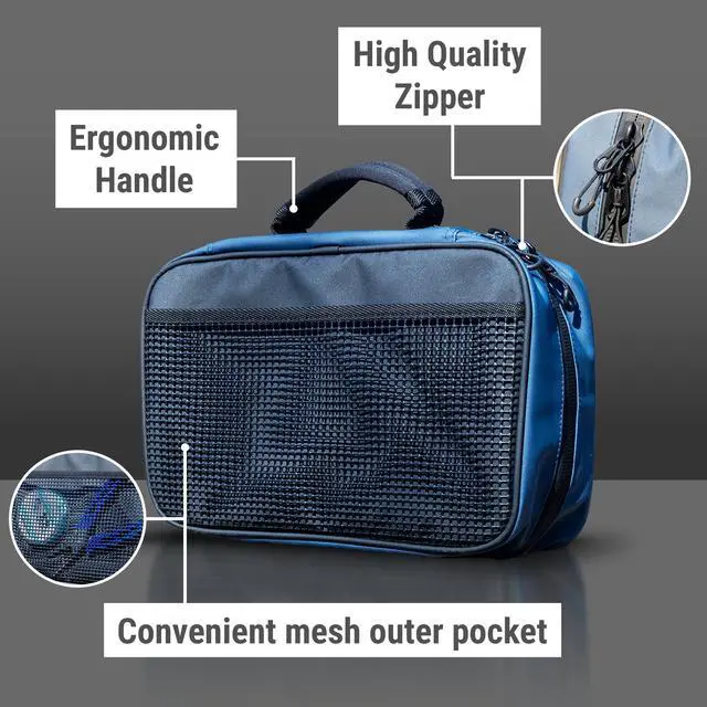 Alt view image 4 of 7 - Deluxe Bait Binder, Water Resistant Soft Bait Storage System for Soft Plastics and Rigs with Zippered Sleeves, Splash-Proof Binder