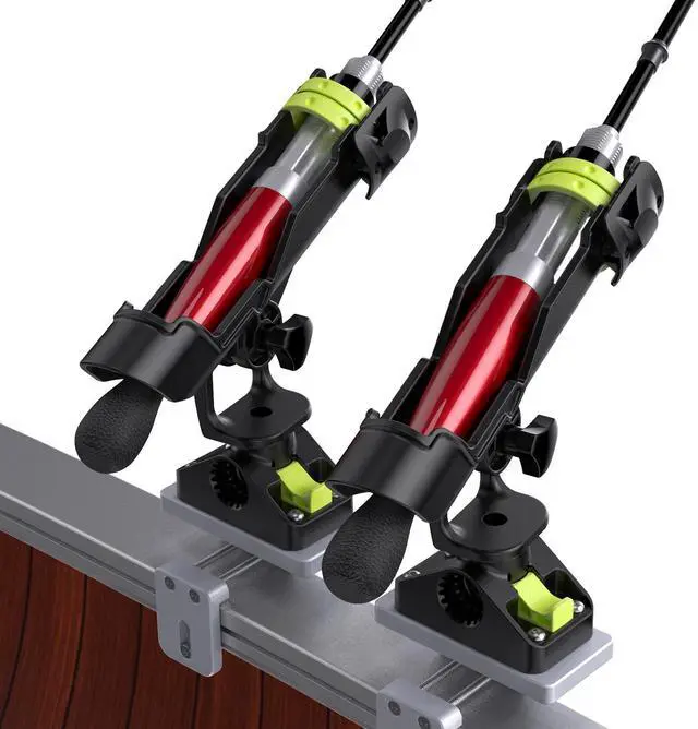Main image of Combo Mount Fishing Rod Holders - 360 Degree Adjustable Boat Rod Rack